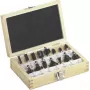Set de router Metabo 631039000 — set de 15 accesorios de fresado