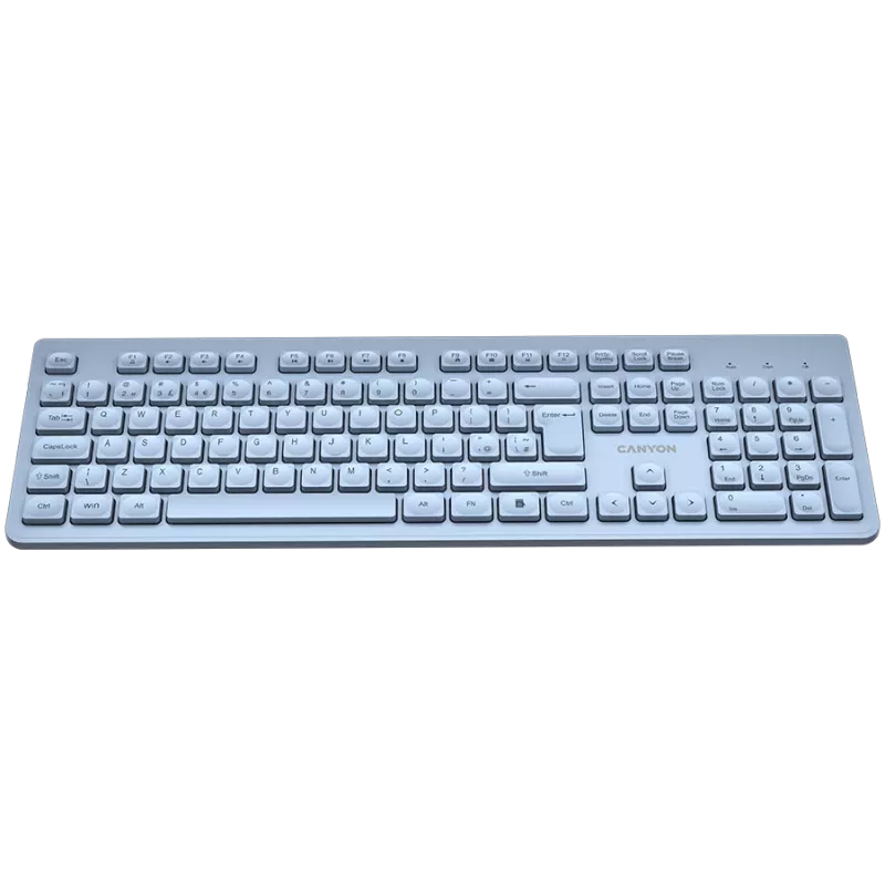 Teclado CANYON HKB-W01 UK/US AAA inalámbrico azul