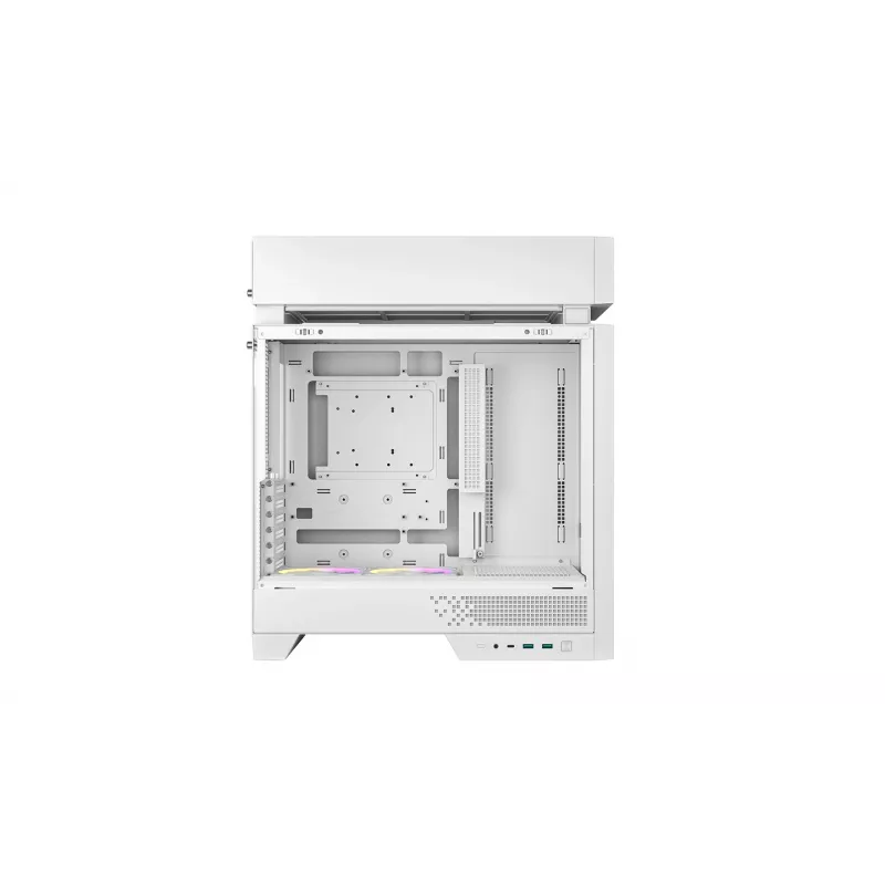 Caja de PC DeepCool CL660 WH Blanca — ATX/Micro-ATX/Mini-ITX, cristal templado, compatible con fuentes ATX/PS2/SFX/SFX‑L