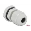 Prensaestopas DeLOCK 60193 gris plástico 10 uds.