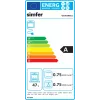 Horno integrable SIMFER 4207DERBB.1 — 47 L, multifunción, control manual, 45 cm, blanco