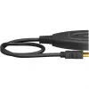 Caja conmutadora HDMI 3 a 1 (4K @ 60Hz), conmutador HDMI (negro, cable de 55cm)
