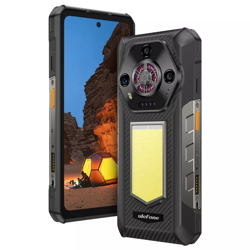 Smartphone robusto UleFone Armor 30 4G con Helio, 12 GB RAM, 512 GB almacenamiento, negro, clase energética A