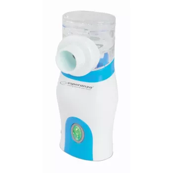 Inhalador portátil ESPERANZA ECN005 — nebulizador de bolsillo compacto, 0,2 ml/min, 21 dB, USB, 2×AA