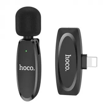 Micrófono digital inalámbrico HOCO L15, clip-on, Lightning