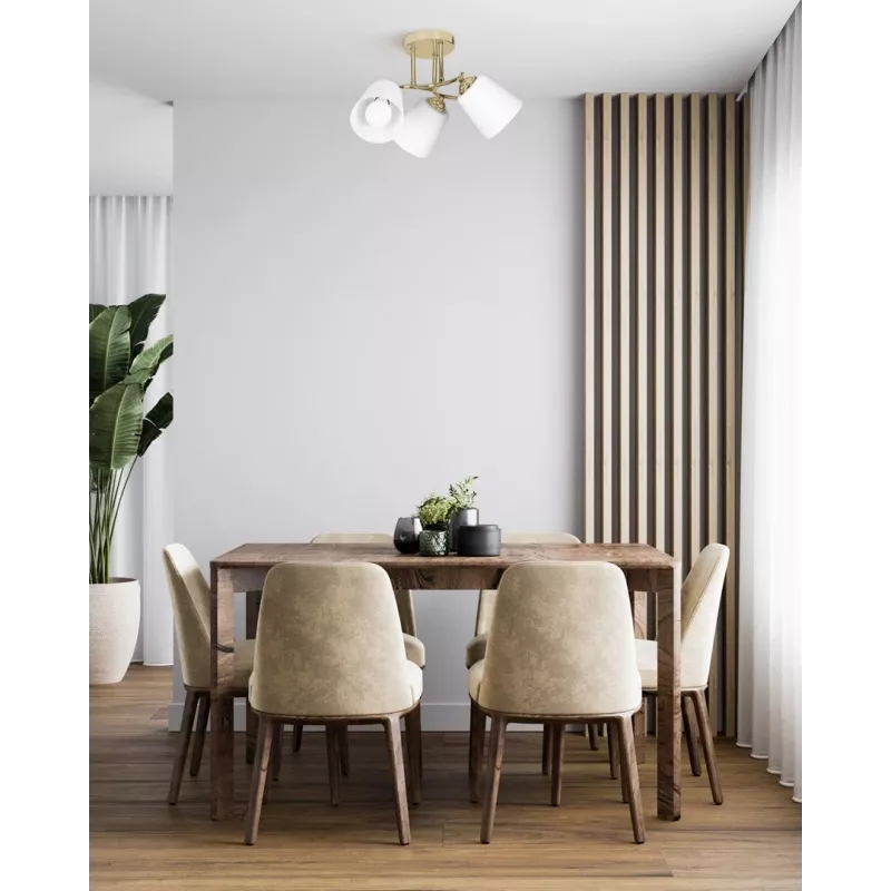 Activejet AJE-EMILY 3P GOLD E27 lámpara colgante 3x40W