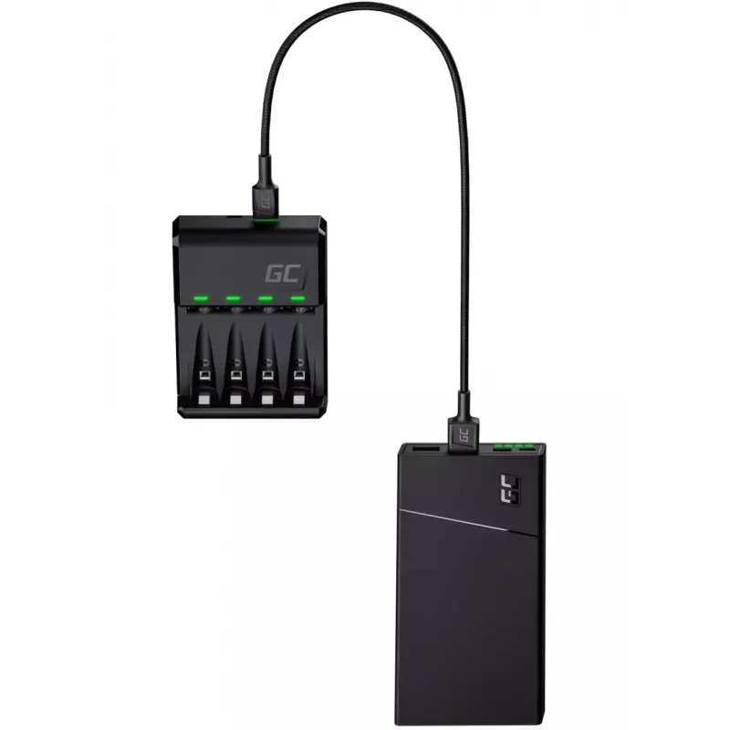 GC VitalCharger Cargador 2xAA 2000 mAh 2xAAA 800 mAh