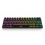 Teclado gaming mecánico STEELSERIES Apex Pro Mini Wireless — factor de forma 60%, USB + RF Wireless + Bluetooth, QWERTY US, negro