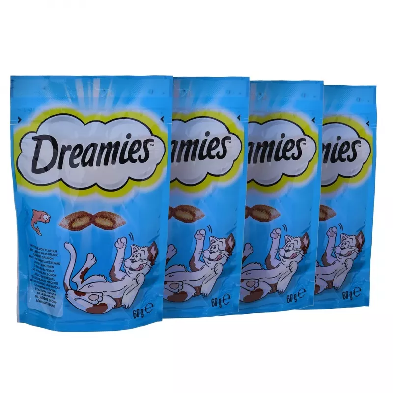 Dreamies Variety Snack Box snacks para gatos, surtido, 12 x 60 g