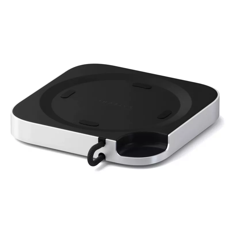 Dock/replicador de puertos para portátil Satechi ST-GNMMES — hub USB 3.2 Gen 2 Type-C con cable, USB-A y SD, plata