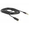Cable de audio DeLOCK 84667 2 m 3,5 mm negro