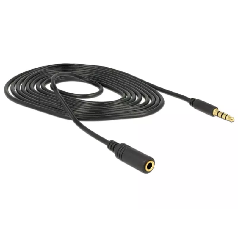 Cable de audio DeLOCK 84667 2 m 3,5 mm negro