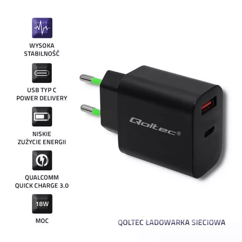Fuente de alimentación Qoltec 51713