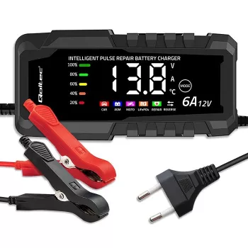 Cargador 12V 6A rectificador con función de reparación
