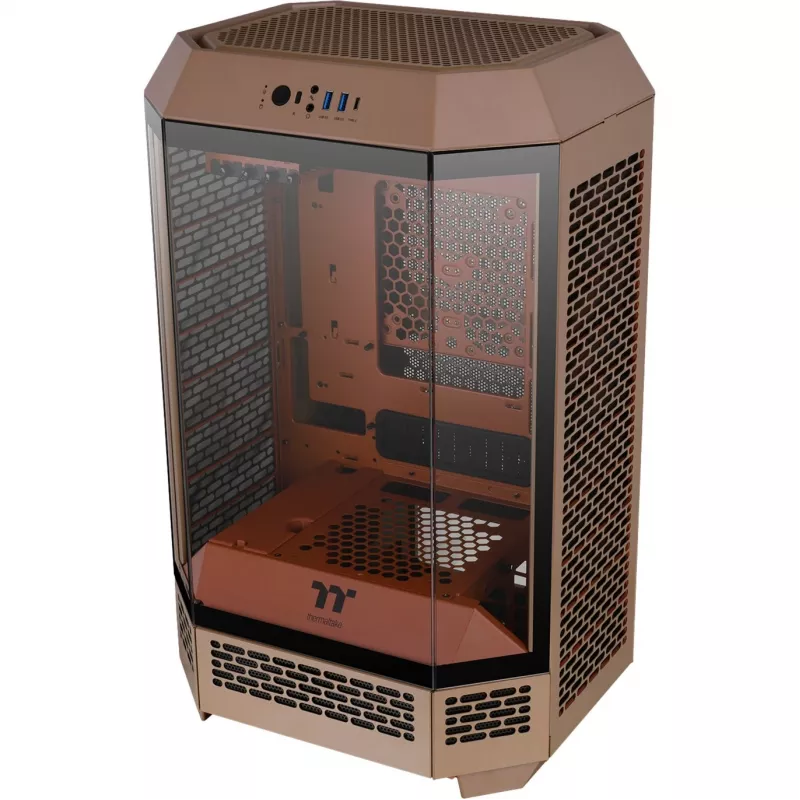 Thermaltake The Tower 300 - Micro Tower - micro ATX - Panel lateral con ventana (cristal templado)