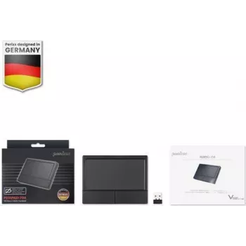 Perixx 11634 - Negro - Windows 10, Windows 7, Windows 8 - 120 mm - 90 mm - 18,8 mm - 110 g (PERIPAD-704)