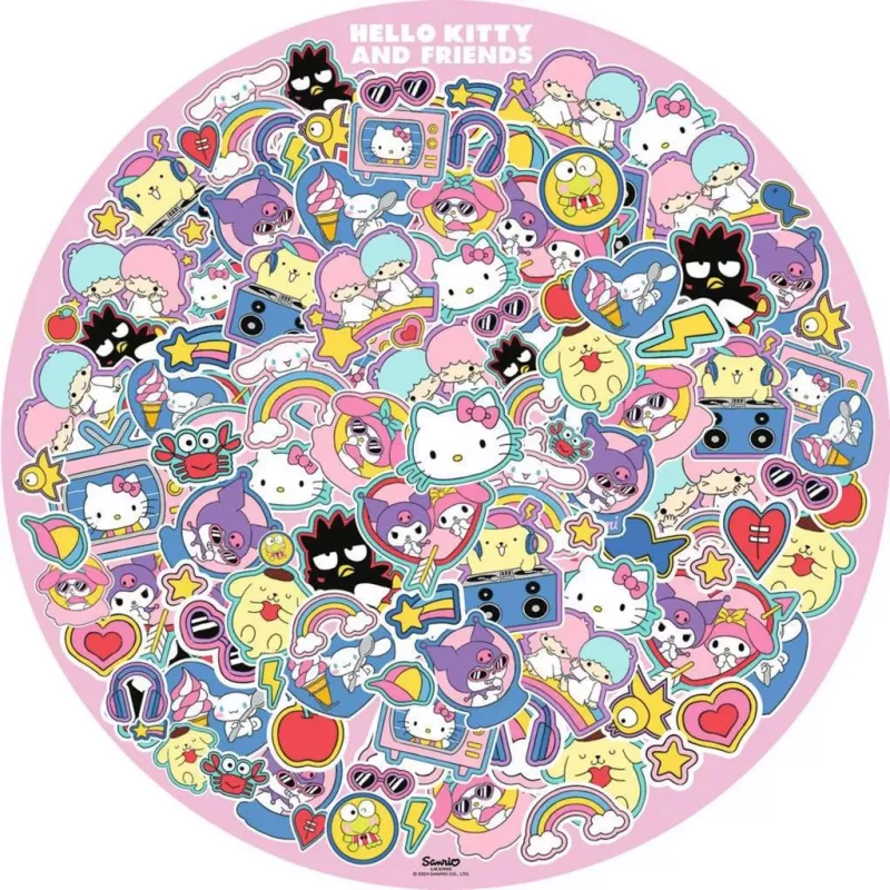 Puzle Ravensburger Hello Kitty and Friends — 500 piezas, redondo