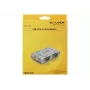Delock 87414 Adaptador de USB 2.0 a 4x serie RS-232, incl. cable alargador de 1 m, plateado