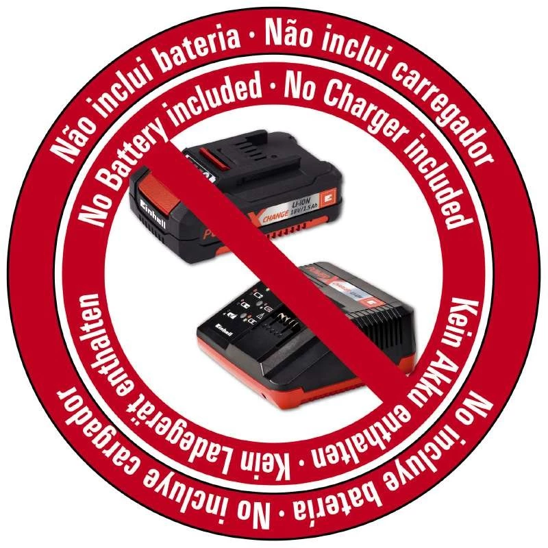 Einhell GE-CL 18 Li E - Solo soplador de hojas inalámbrico 210 km/h Negro, Rojo