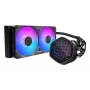 Refrigeración líquida para CPU Cooler Master MasterLiquid 240 Atmos II 240mm RGB, radiador de 240 mm, iluminación RGB