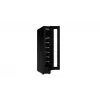 Enfriador de vino termoeléctrico Teka RVU 10008 GBK integrable negro 8 botellas