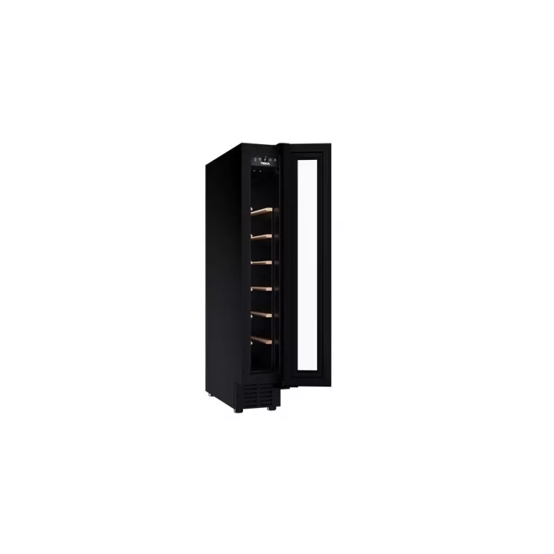Enfriador de vino termoeléctrico Teka RVU 10008 GBK integrable negro 8 botellas