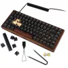 Teclado Sharkoon 100068081 Home USB QWERTZ alemán negro madera 75%