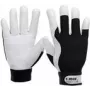 Guantes de trabajo Cimco 141245, negro/blanco, talla L, 2 unidades