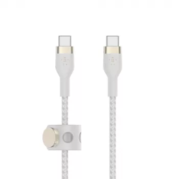 Belkin BOOSTCHARGE PRO Flex Cable USB 1 m USB 2.0 USB C blanco (CAB011BT1MWH)