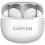 Canyon TWS-5 Auriculares Bluetooth, con micrófono, BT V5.3 JL 6983D4, respuesta de frecuencia: 20Hz-20kHz, batería auriculares 40mAh*2 + estuche de carga 500mAh, Type-C