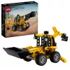 Set de construcción LEGO Technic Backhoe Loader 42197 — dirección articulada, cargador funcional, 104 piezas, edad recomendada 7+