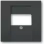 BUSCH JAEGER 1710-0-3903 - Negro - convencional - Cualquier marca - 63 mm - 63 mm - 1 ud.