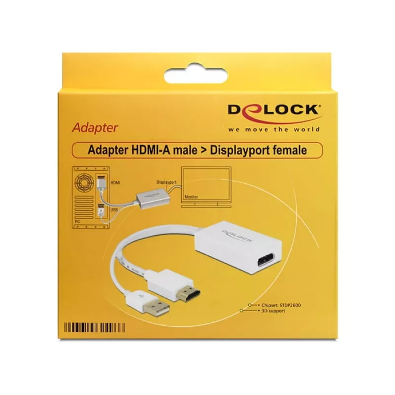 Adaptador de cable de vídeo DeLOCK 62496
