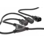 Digitus ASSMANN - Regleta de alimentación (250 V CA) - IEC 320 EN 60320 C14 - IEC 320 EN 60320 C13 - 1.7 m - moldeado - Negro (AK-440400-017-S)