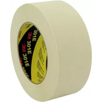 Cinta de carrocero 3M 301E 72 mm x 50 m, cinta de enmascarar para protección general de superficies