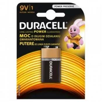 Pila Duracell 9V pack individual 9VDUR BT0009