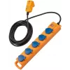 Brennenstuhl 1159900805 Alargador para interior con 5 salidas AC, 5 m, amarillo (1159900805)