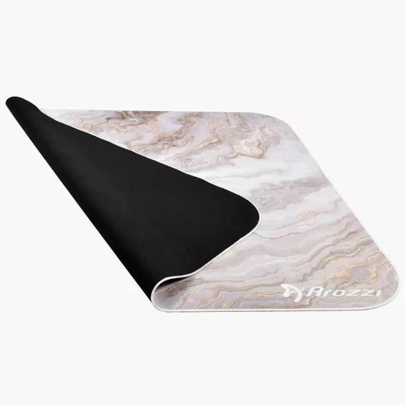 Arozzi Zona Square alfombrilla para silla AZ-ZONA-QTRO-WTM, microfibra, mármol blanco
