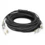Cable breakout de fibra óptica DIGITUS DK-24338U030BK-BBB, preensamblado OM4 multimodo 8 hilos, LC/UPC–LC/UPC, 30 m, U-DQ(ZN) BH