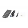 GEMBIRD EE2280-U3C-01 Gembird carcasa M.2 a USB 3.0, aluminio, negra