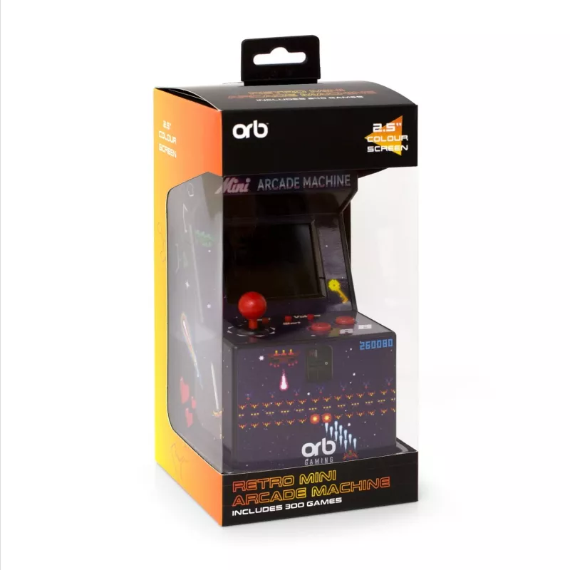 Máquina arcade mini Thumbs Up ORB, mueble arcade vertical, niños/niñas, 6 años, 6,35 cm, TFT, multicolor