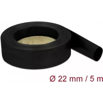 Tubo termorretráctil DeLOCK 18943 negro 5 m 2,2 cm