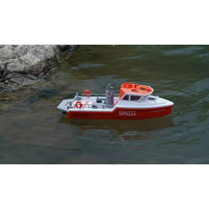 Amewi lancha de rescate brushless propulsión a chorro 320mm RTR blanco/naranja (26116)