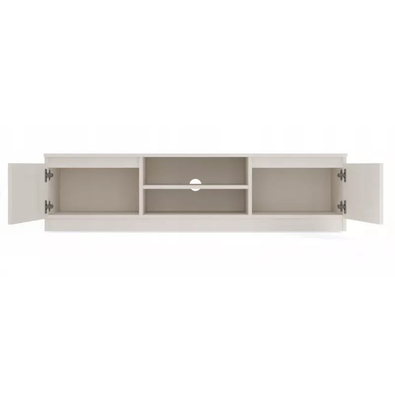 Mueble de TV MALWA 140 de top e shop — 1400×400×360 mm, laminado cashmere, 2 puertas, 1 estante