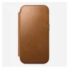 Funda tipo folio Nomad Modern Leather Folio para iPhone 17 Pro, cuero + aluminio, 6,3