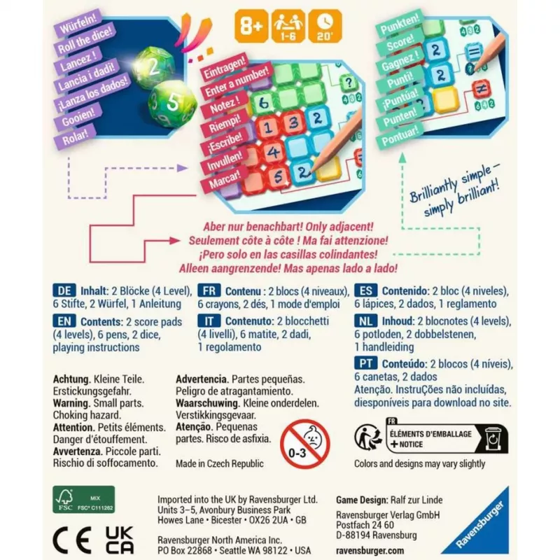 Brilliant, juego de dados