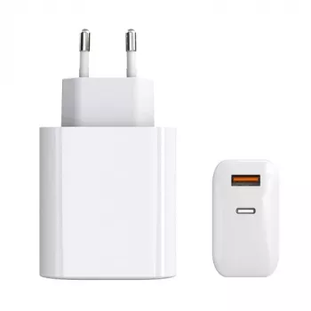 Cargador EXTRA DIGITAL GaN USB Type-C, USB Type-A: 65W, PPS