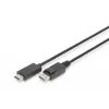 Cable adaptador DisplayPort 1.2 con bloqueo 4K 60Hz UHD Type DP/HDMI A M/M negro 2 m