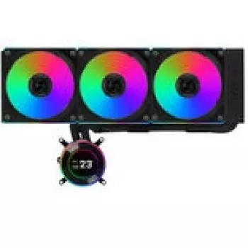Refrigeración líquida todo en uno para CPU Lian Li GA II Hydroshift II LCD-C 360CL 12 cm negro 1 ud.