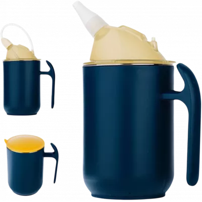 Vasos adaptados y con boquilla
